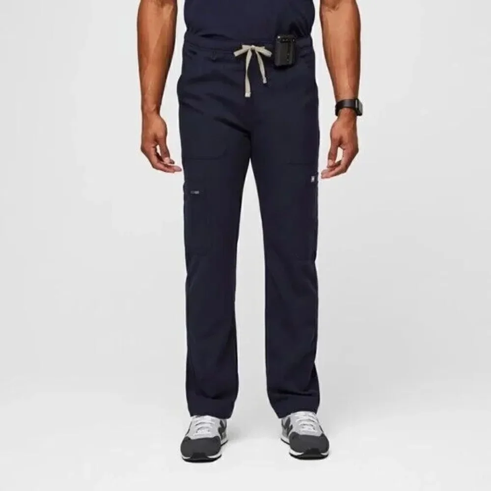 Figs Cairo Cargo Scrub Pants Men's Large Navy Blue Technical Collection Medical